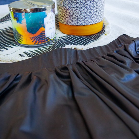 2/$20 Seduction Faux Leather Skirt - Picture 2 of 2